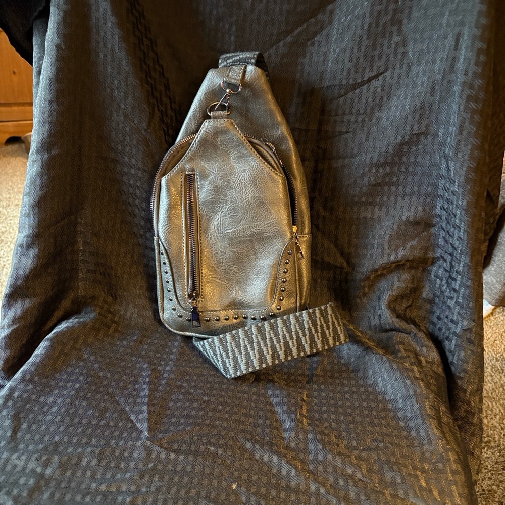 Stylish Charcoal Gray Women’s Sling Bag